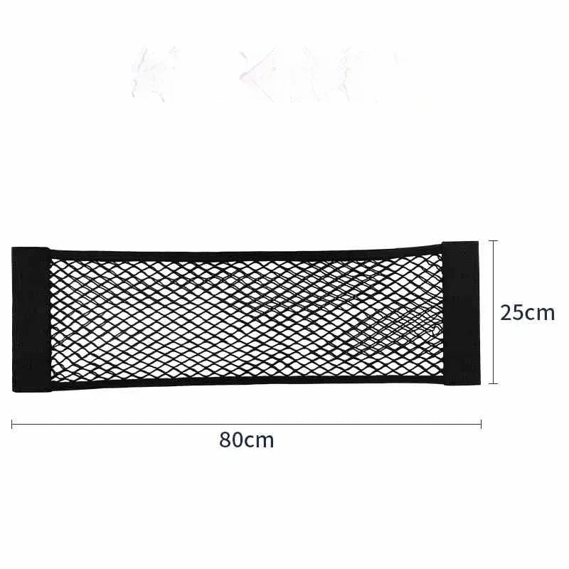 Luggage Storages Car Trunk Storage Bag Double Stretch Velcro Car Storage Net Bag Mesh Storages Net Bag Car Net