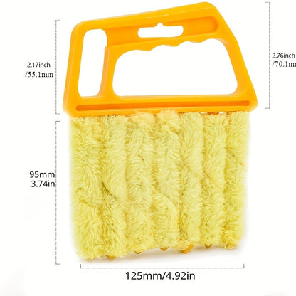 [Washable Window Brush] 1pc Washable Window Cleaning Brushes | Microfibers For Effortless Dust Collection And Blinds Cleaning