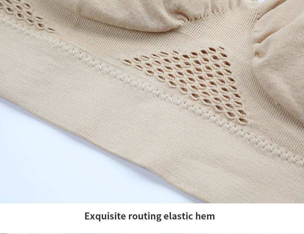 [Gentle Care, Sports Bra] Breathable Plus Size Seamless Sports Bra for Women - Purple, Push-Up with Removable Pads, Comfort Fit Vest Style, Sizes 36XL to 40XL