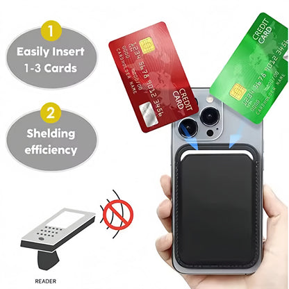 Leather Wallet Case Holder For iPhone 16 Pro Max Magsafe Magnetic Wallet Leather Compatible For iPhone 15 14 13 12  Accessories