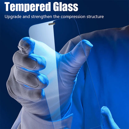 4PCS Full Cover Tempered Glass For iPhone 11 12 13 14 15 Pro Max Screen Protector For iPhone 11 12 13 14 15 Plus Glass Film