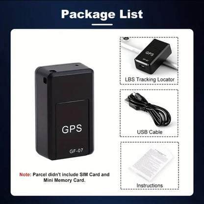 Gps Positioner Gf07 Mini Tracking Positioner Real-Time Tracking Remote Vehicle Positioning Mobile Recording Anti-Loss