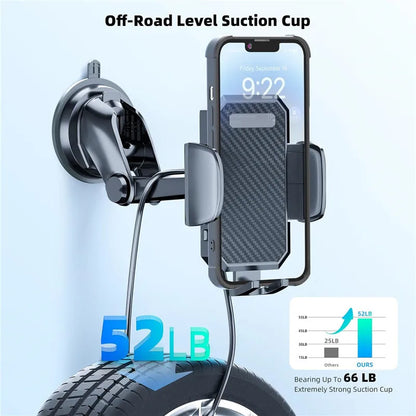 2025 NEW Universal Sucker Car Phone Holder 360° Windshield Car Dashboard Mobile Cell Support Bracket for Smartphones
