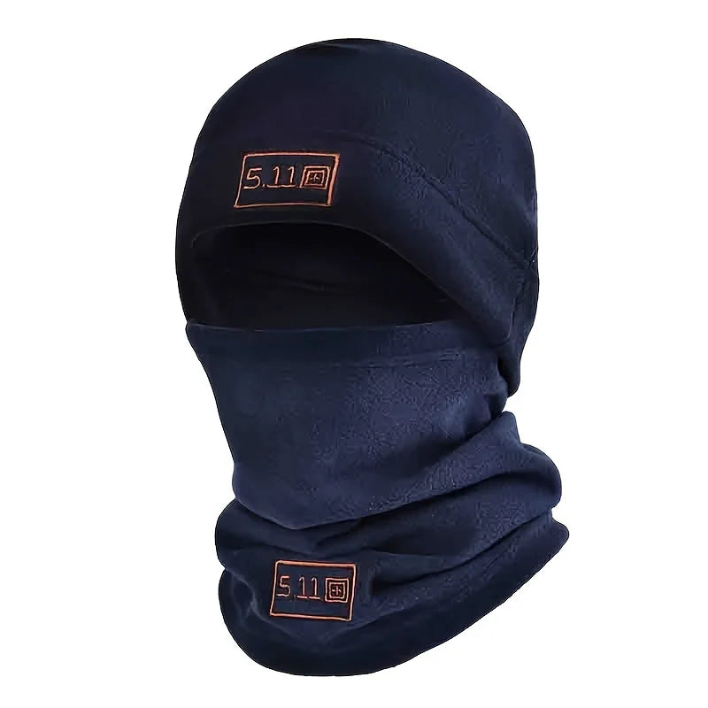 Winter Warm Outdoor Fleece Hat Scarf Thickened Autumn and Winter Men and Women Coldproof Warm Mountaineering Riding Mask Set