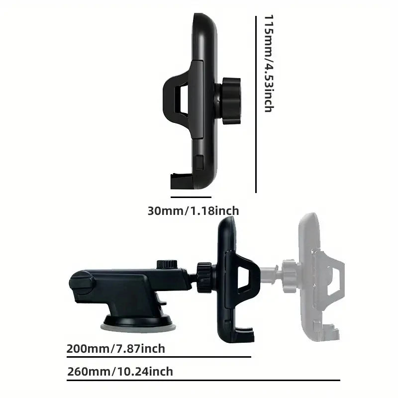 2025 NEW Universal Sucker Car Phone Holder 360° Windshield Car Dashboard Mobile Cell Support Bracket for Smartphones