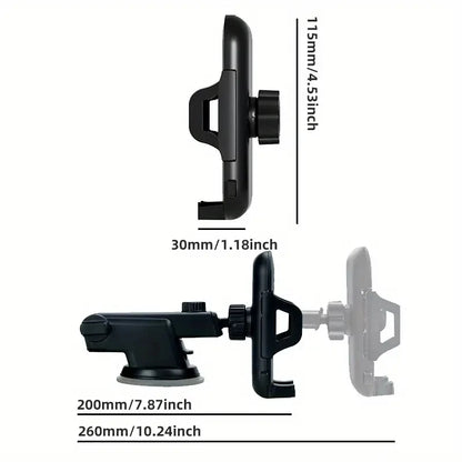 2025 NEW Universal Sucker Car Phone Holder 360° Windshield Car Dashboard Mobile Cell Support Bracket for Smartphones