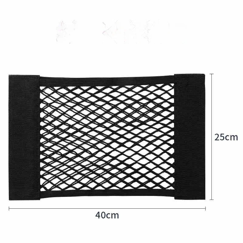 Luggage Storages Car Trunk Storage Bag Double Stretch Velcro Car Storage Net Bag Mesh Storages Net Bag Car Net