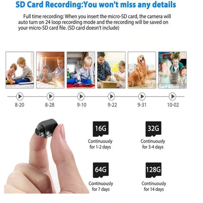 1080P HD Wireless WiFi Mini Camera Baby Monitor Indoor Security Surveillance Night Vision IP Cam Video Recorder Safety Camcorder