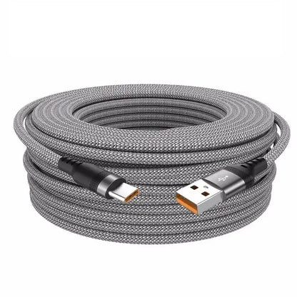 Extended 3 5 8 Meter Type-C USB Android 5A Super- Charging Cable Suitable For Phone Data Cable Ultra Long Charging Cable