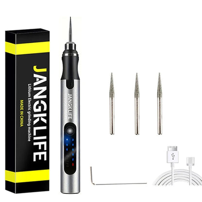 JANGKLIFE USB Cordless Rotary Tool Kit Woodworking Engraving Pen DIY For Jewelry Metal Glass Mini Wireless Drill