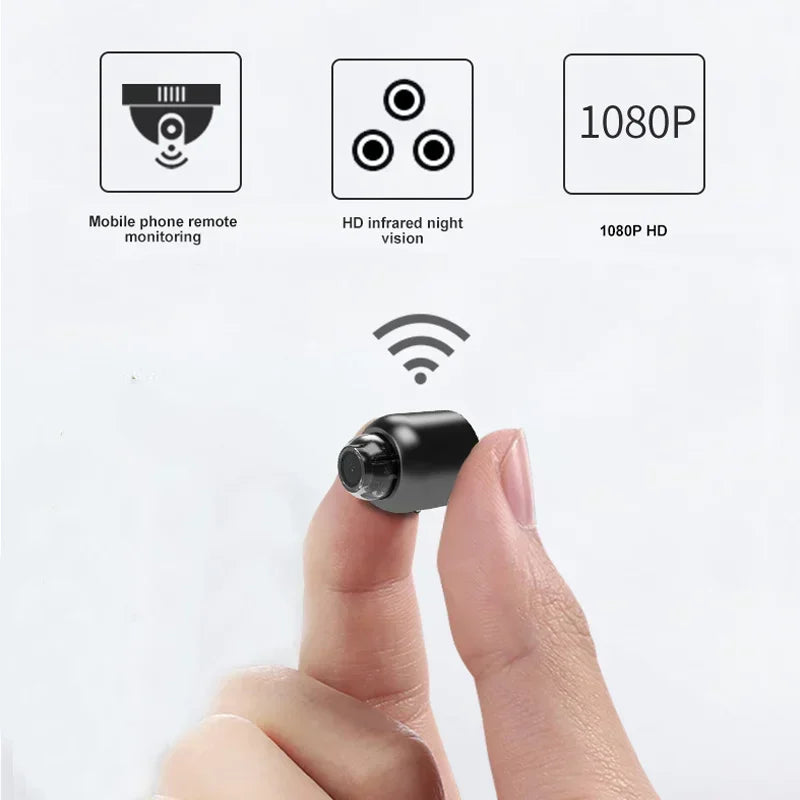 1080P HD Wireless WiFi Mini Camera Baby Monitor Indoor Security Surveillance Night Vision IP Cam Video Recorder Safety Camcorder