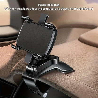 Support de téléphone universel pour tableau de bord de voiture 360 °   Support de voiture pour Smartphone rotatif, pour iPhone,