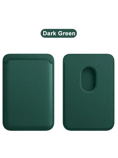 Leather Wallet Case For iPhone 15 Pro Max Magsafe Wallet Leather Compatible For iPhone 14 13 12 Card Holder with MagSafe Magnet