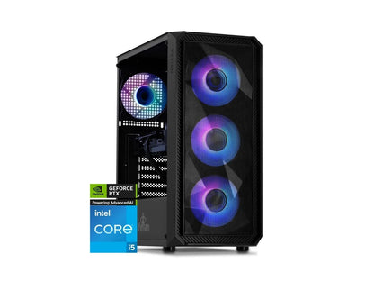 Tanto Gaming PC Desktop, Intel Core I5-13400F, Nvidia RTX 4060, 16GB DDR5 5600Mhz, 1TB Nvme SSD, 650W Gold PSU, AC Wi-Fi, Windows 11 64-Bit, YPI-TA34F0B-4601N