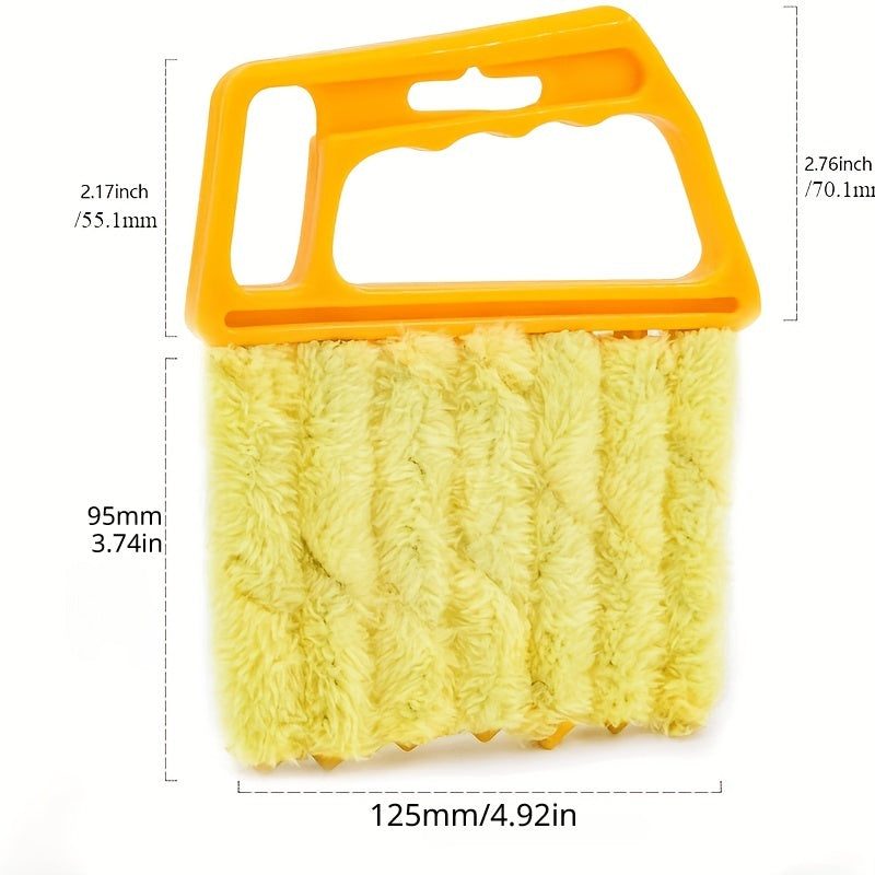 [Washable Window Brush] 1pc Washable Window Cleaning Brushes | Microfibers For Effortless Dust Collection And Blinds Cleaning